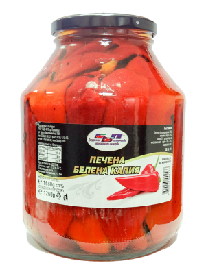 BBP - Peeled roasted red peppers 1680 grams